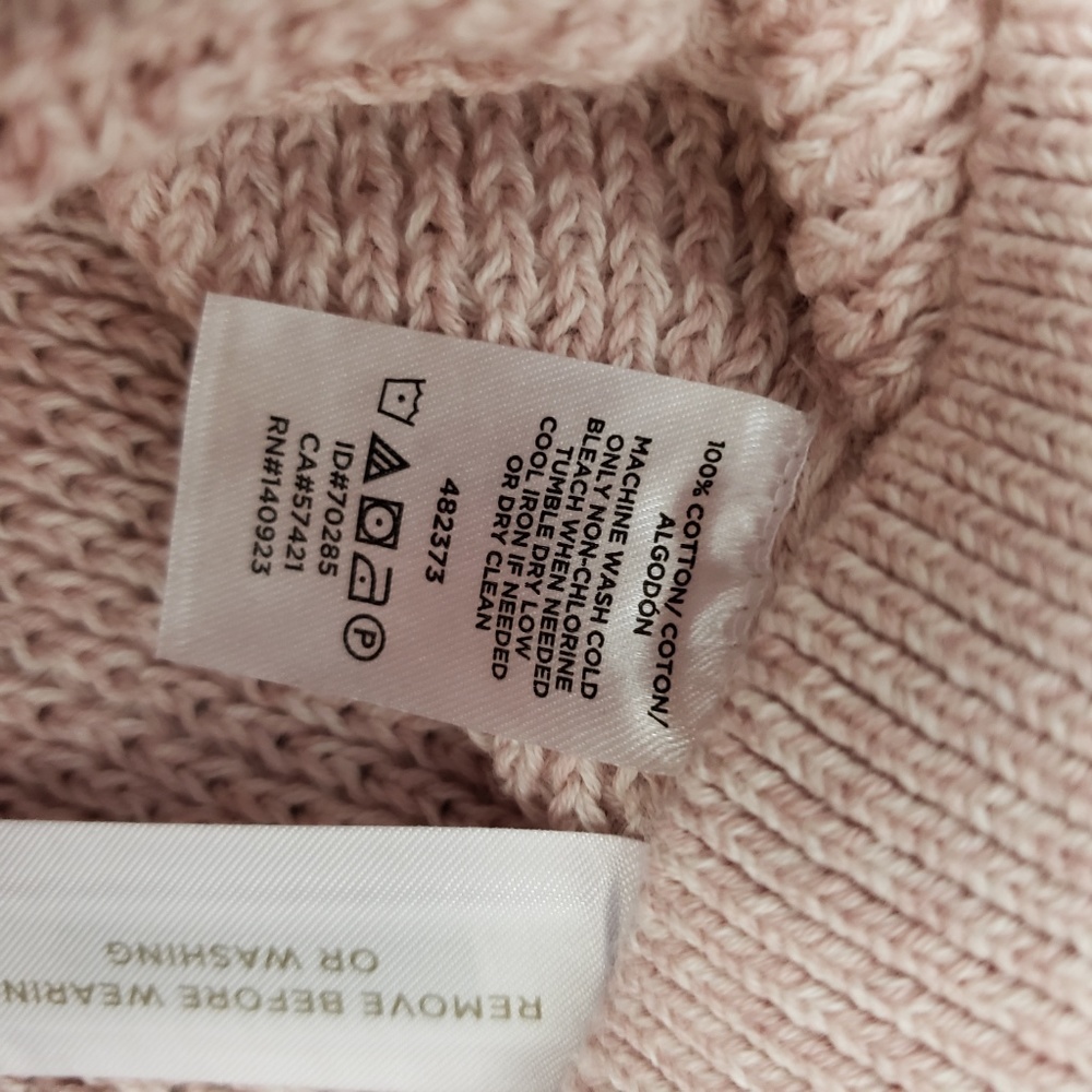 Loft sz XXL stitchy back keyhole sweater knit NWT - Picture 7 of 7